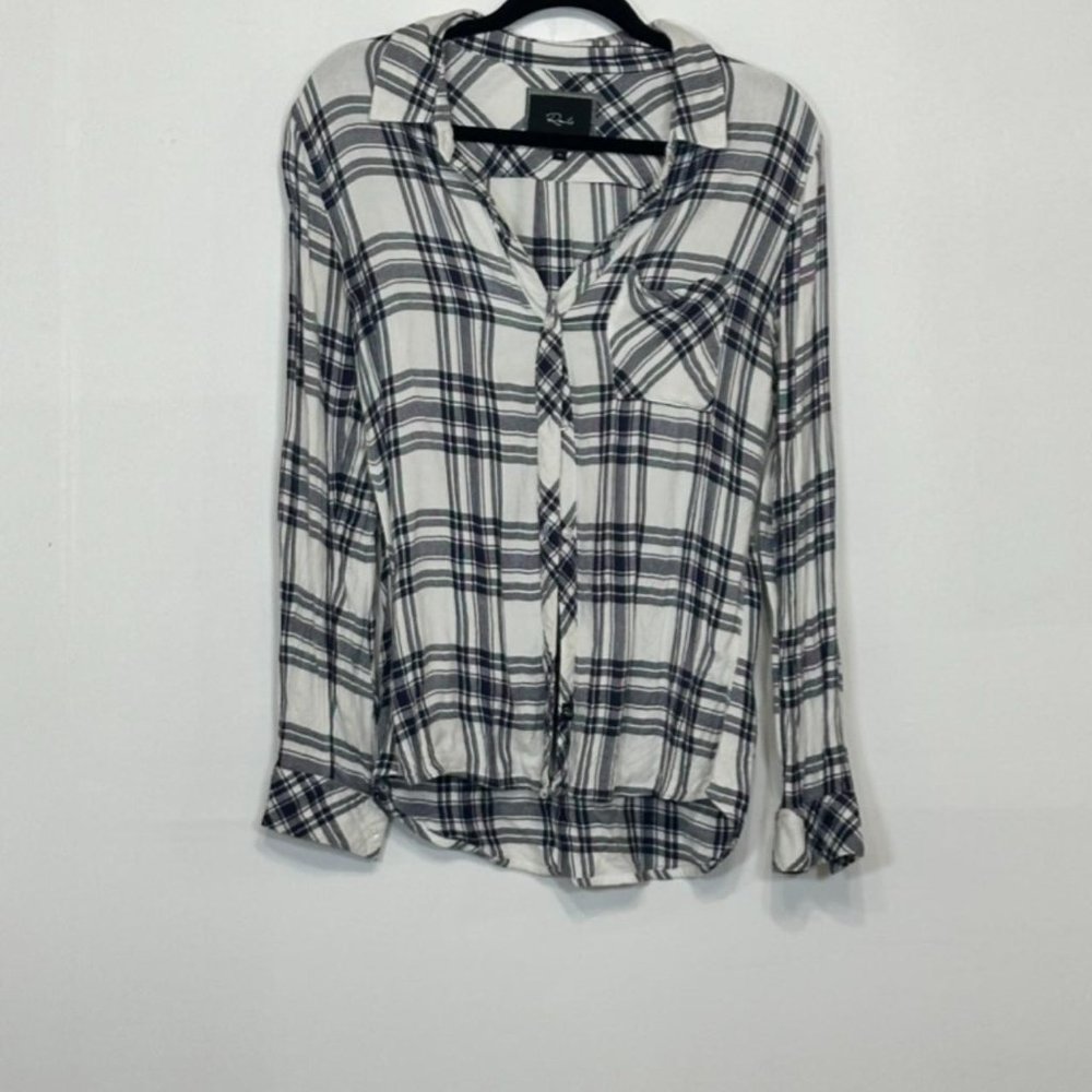 Rails Black And White Plaid